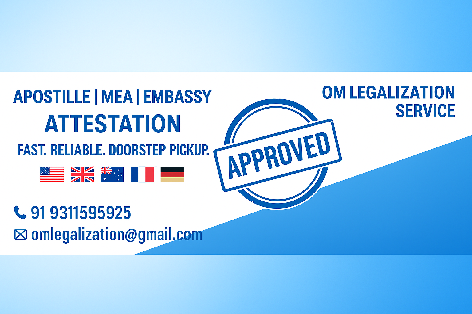 Single Status Certificate Attestation for Thailand Embassy in India