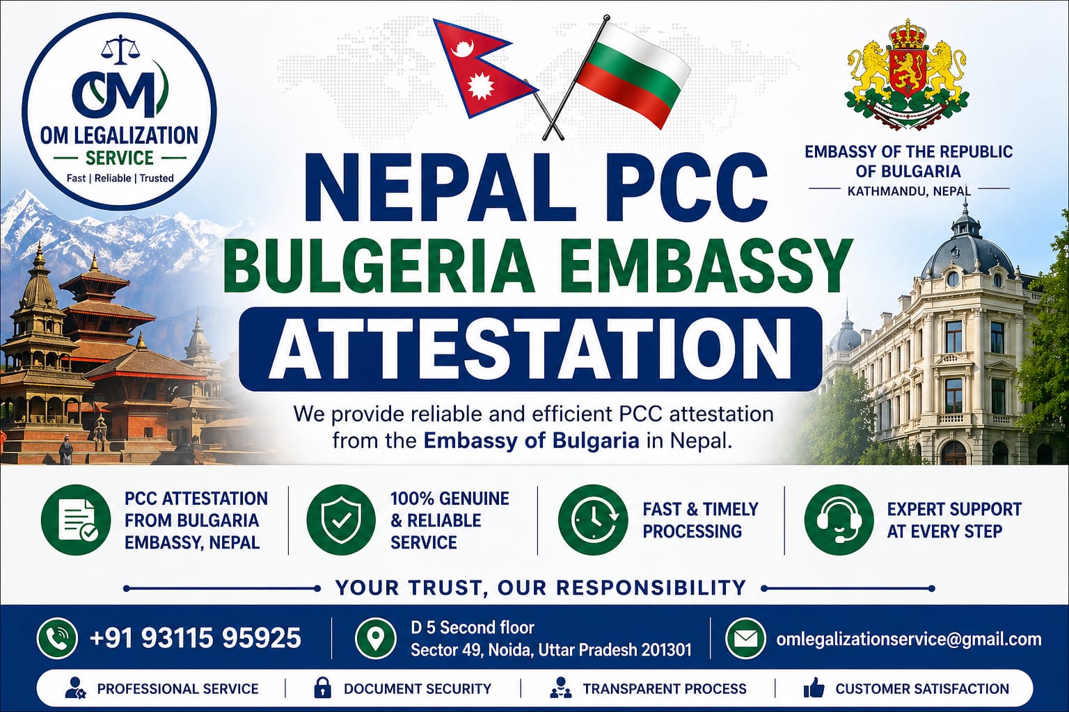 Nepal PCC Spain Embassy Attestation
